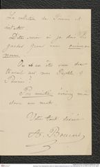 Nachlass Franz Steindachner, Brief von Gabriel Adolphe Boucard an Franz Steindachner (01.03.1876), Inv.Nr. 47.03, Seite 3